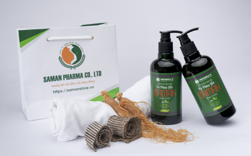 Dầu gội đầu thảo dược Tả Phìn Hồ SAMAN | CÔNG TY TNHH M.E.R