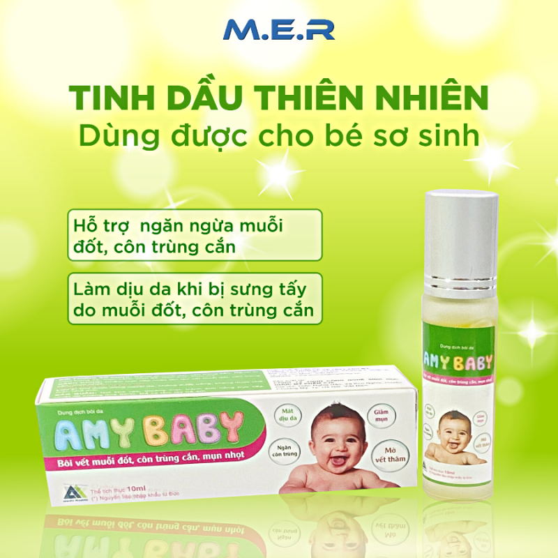 AMYBABY - Bôi vết muỗi đốt và côn trùng cắn cho bé | CÔNG TY TNHH M.E.R
