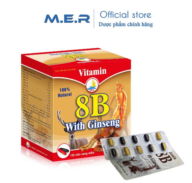 Viên uống 8B with ginseng vitamin tổng hợp | CÔNG TY TNHH M.E.R