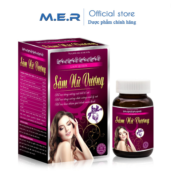 Viên uống Sâm Nữ Vương hỗ trợ tăng cường nội tiết tố | CÔNG TY TNHH M.E.R